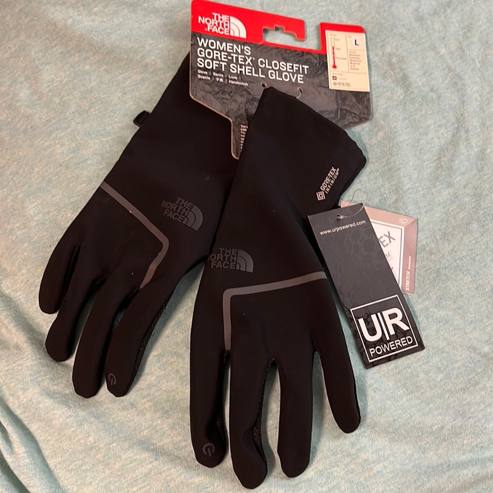 The North Face winter gloves